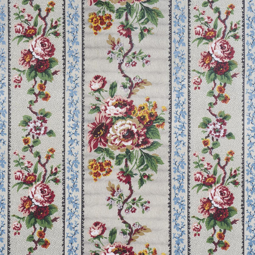Elizabeth Chintz Rose 182040 by Schumacher Fabric Rita Konig 17.0" - Fabric Carolina -