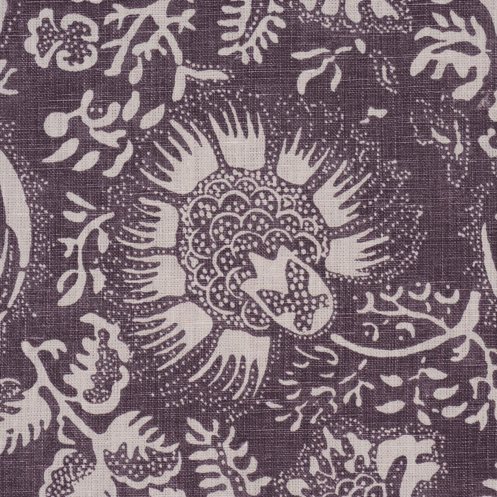 Pomegranate Print Aubergine 177697 by Schumacher Fabric A Love Affair 11.0" - Fabric Carolina -