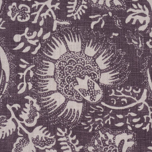Pomegranate Print Aubergine 177697 by Schumacher Fabric