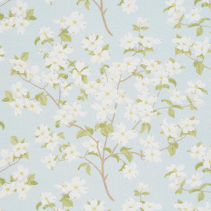 Blooming Branch Sky 177413 by Schumacher Fabric