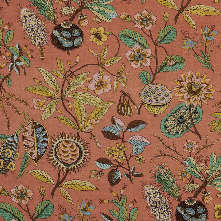 Roca Redonda Spice 178774 by Schumacher Fabric A Love Affair 13.5" - Fabric Carolina -