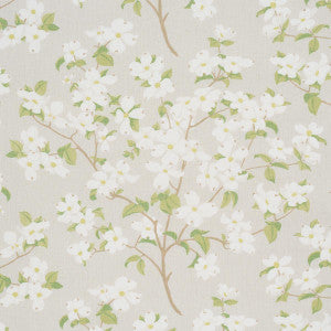 Blooming Branch Dove 177414 by Schumacher Fabric