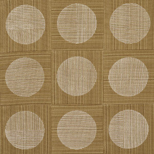 Una Hand Block Print Ochre 182300 by Schumacher Fabric
