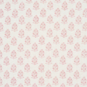 Aditi Hand Blocked Print Blush 179365 by Schumacher Fabric