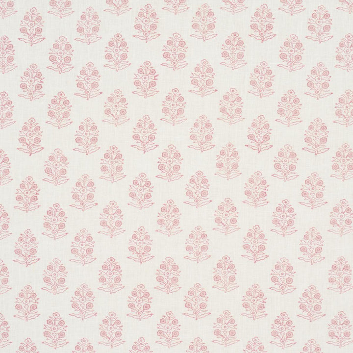 Aditi Hand Blocked Print Blush 179365 by Schumacher Fabric A Love Affair 3.0" - Fabric Carolina -