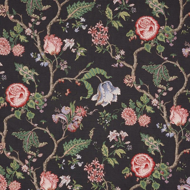 Josephine Noir 179653 by Schumacher Fabric A Love Affair 27.0" - Fabric Carolina -