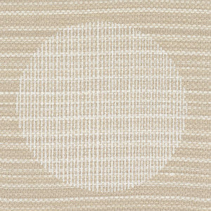 Una Hand Block Print Sand 182301 by Schumacher Fabric