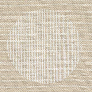 Una Hand Block Print Sand 182301 by Schumacher Fabric