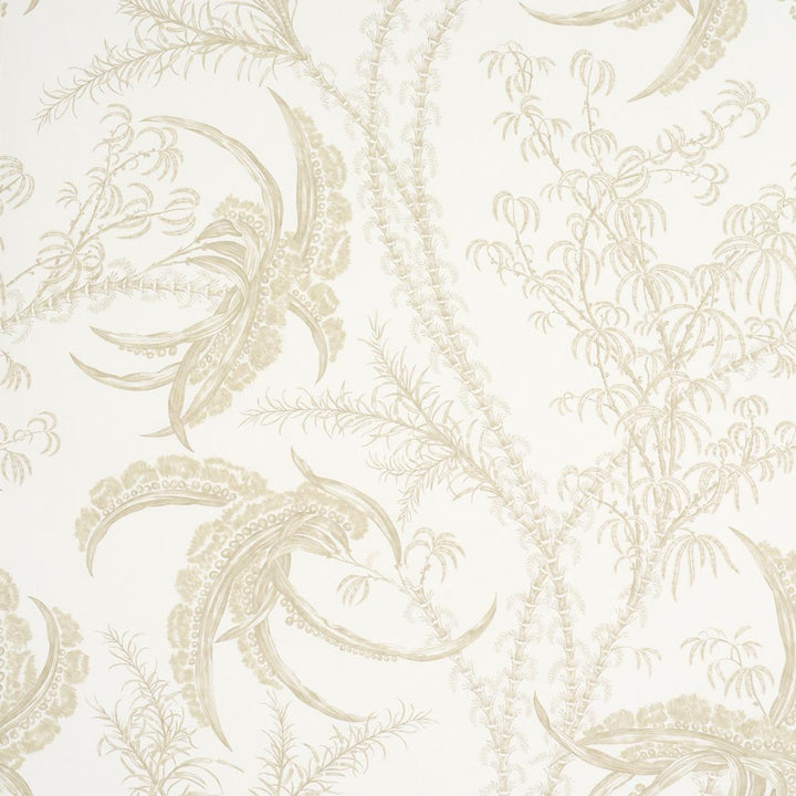 Ocean Toile Sand 5008722 by Schumacher Wallpaper A Love Affair 27.0" - Fabric Carolina -