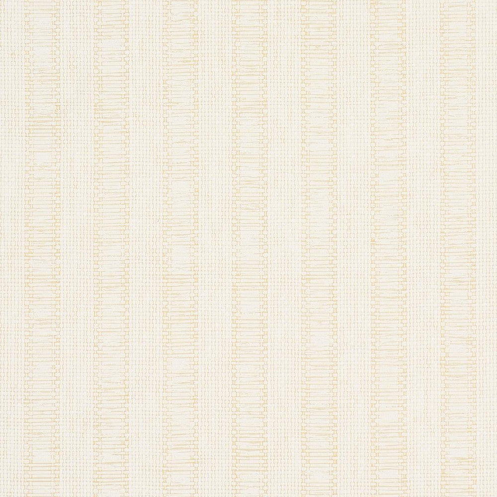 Linen Woven Texture Stripe Natural 5015550 by Schumacher Wallpaper Textured & Woven Wallcoverings 1.62" - Fabric Carolina -