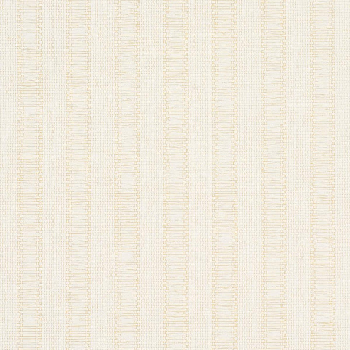 Linen Woven Texture Stripe Natural 5015550 by Schumacher Wallpaper Textured & Woven Wallcoverings 1.62" - Fabric Carolina -