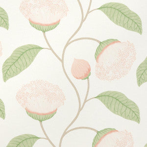 Celinda Blush 5016360 by Schumacher Wallpaper