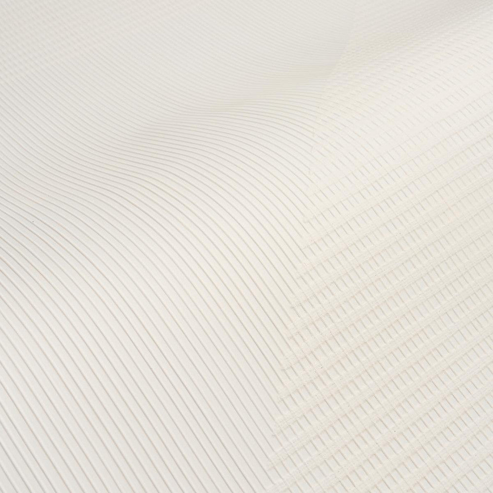 Hand Combed Triangles White 5016521 by Schumacher Designer Wallpaper Textured & Woven Wallcoverings 27.0" - Swanky Fabrics -