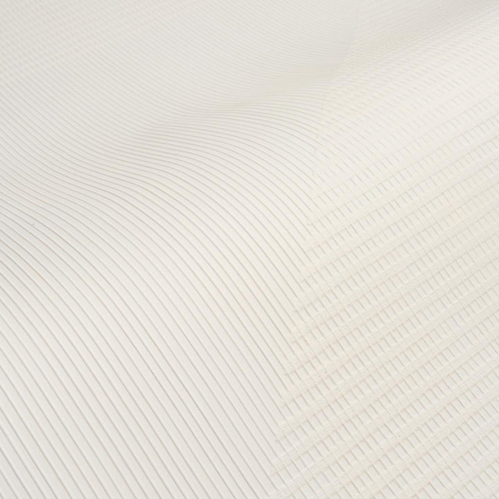 Hand Combed Triangles White 5016521 by Schumacher Wallpaper Textured & Woven Wallcoverings 27.0" - Fabric Carolina -
