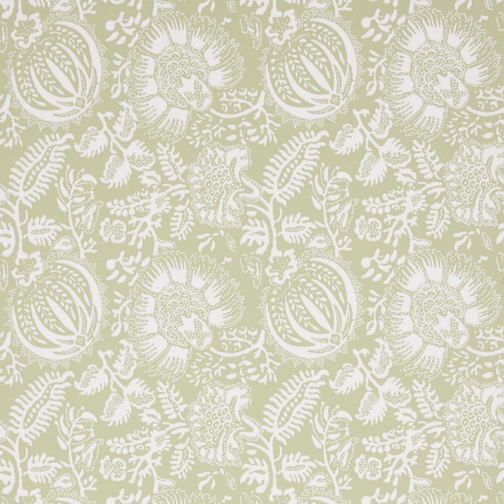 Pomegranate Print Moss 5016371 by Schumacher Wallpaper A Love Affair 13.5" - Fabric Carolina -