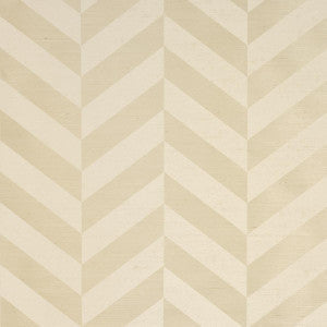 Staggered Chevron Sisal Ivory 5016560 by Schumacher Wallpaper