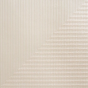 Hand Combed Triangles Pearlescent 5016520 by Schumacher Wallpaper