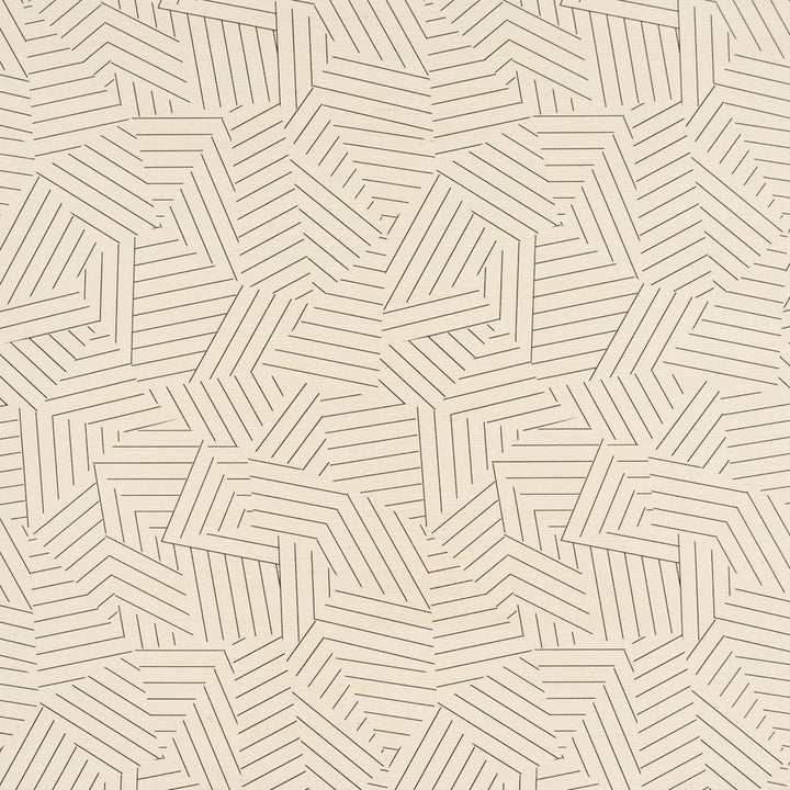 Deconstructed Stripe Sisal Black 5016580 by Schumacher Designer Wallpaper Textured & Woven Wallcoverings 17.0" - Swanky Fabrics -
