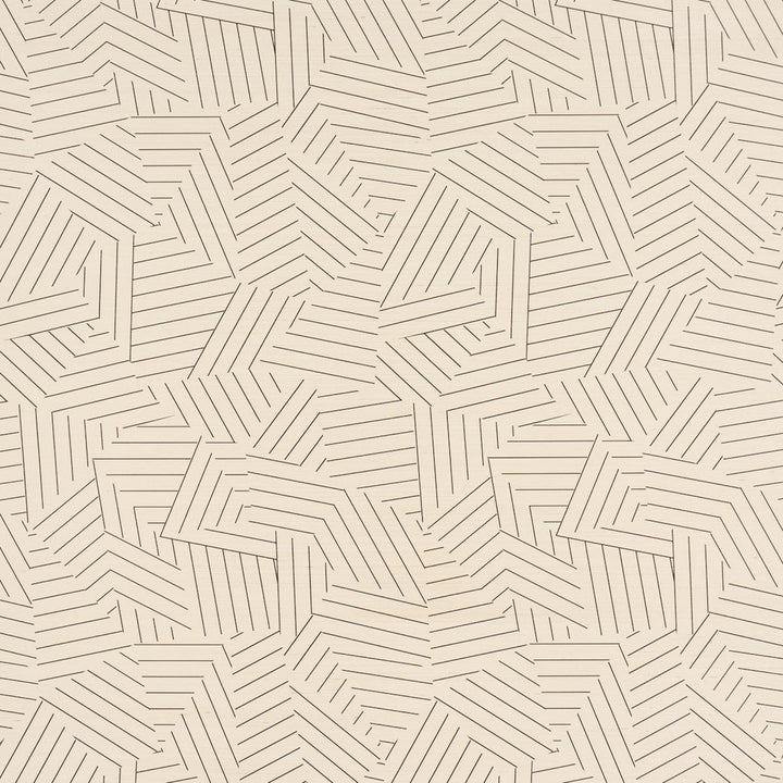 Deconstructed Stripe Sisal Black 5016580 by Schumacher Wallpaper Textured & Woven Wallcoverings 17.0" - Fabric Carolina -