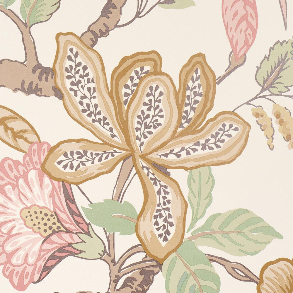 Huntington Gardens Ptale 5016661 by Schumacher Wallpaper Timothy Corrigan 27.0" - Fabric Carolina -