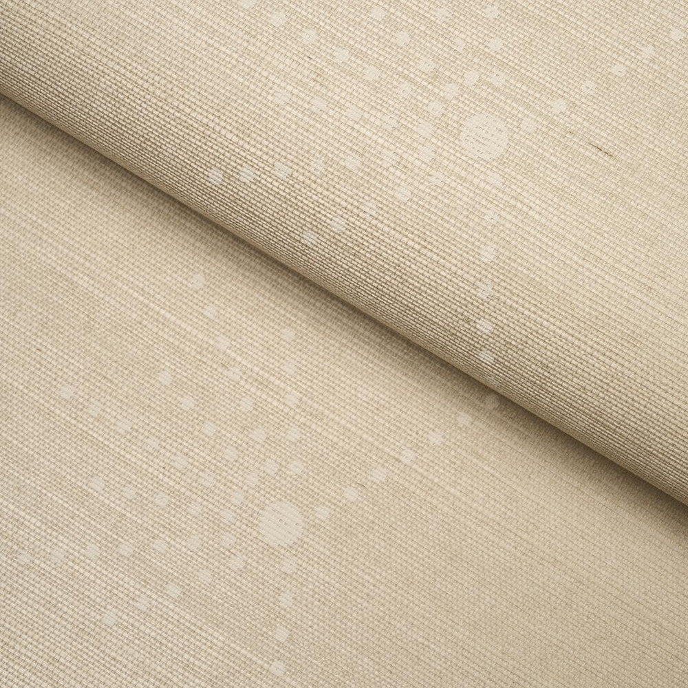 Royre Stripe Sisal Sand 5016721 by Schumacher Wallpaper Textured & Woven Wallcoverings 11.38" - Fabric Carolina -