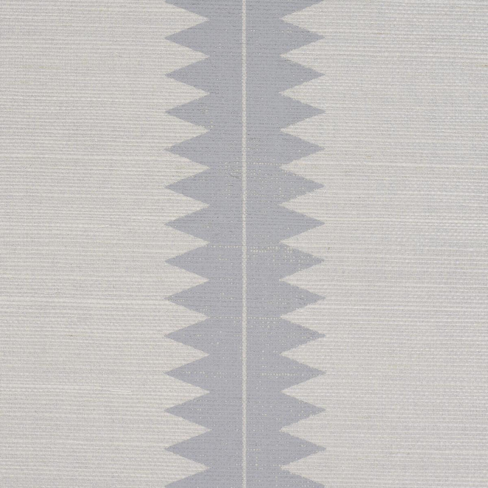 Bristle Stripe Sisal Dove 5016741 by Schumacher Wallpaper Textured & Woven Wallcoverings 17.0" - Fabric Carolina -