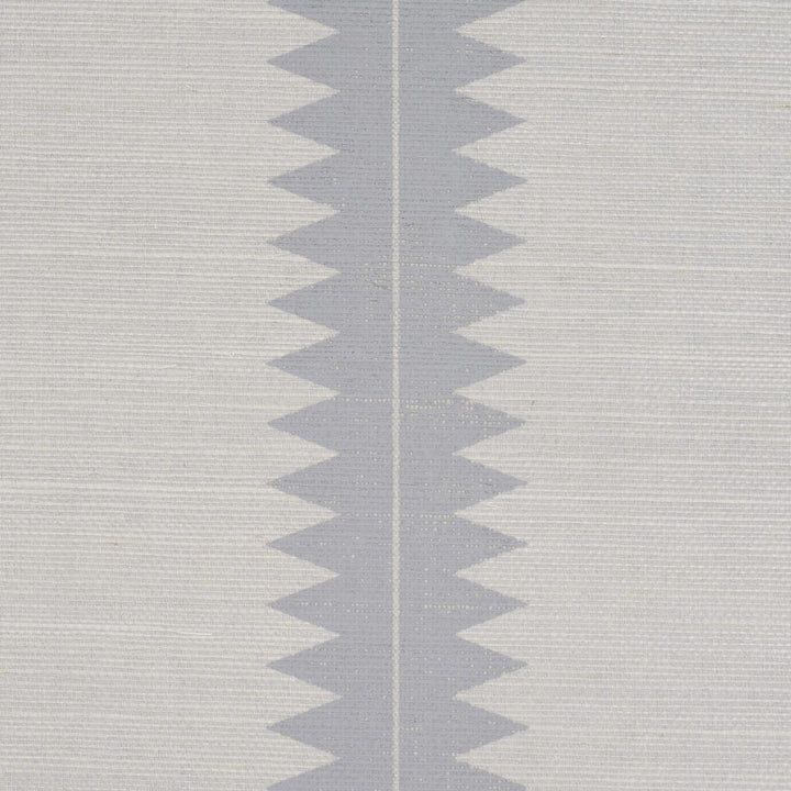 Bristle Stripe Sisal Dove 5016741 by Schumacher Wallpaper Textured & Woven Wallcoverings 17.0" - Fabric Carolina -