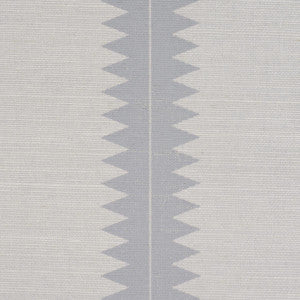 Bristle Stripe Sisal Dove 5016741 by Schumacher Wallpaper