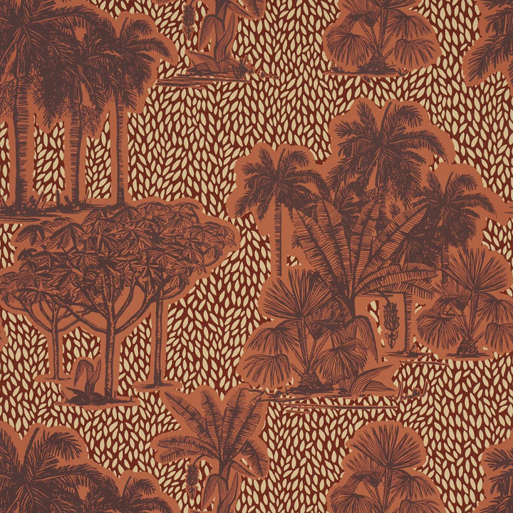 Tropical Safari Print Sunset In Los Llanos 5016921 by Schumacher Wallpaper Johanna Ortiz 20.5" - Fabric Carolina -