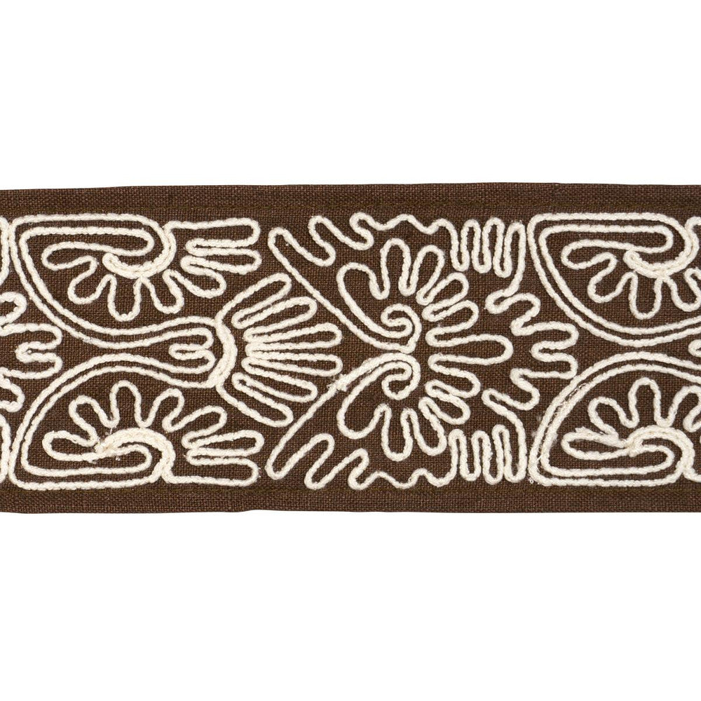 Nico Tape Mocha 84761 by Schumacher Trim Ashbury - Fabric Carolina -