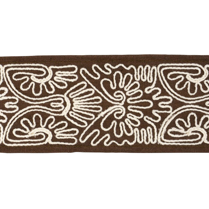 Nico Tape Mocha 84761 by Schumacher Trim Ashbury - Fabric Carolina -
