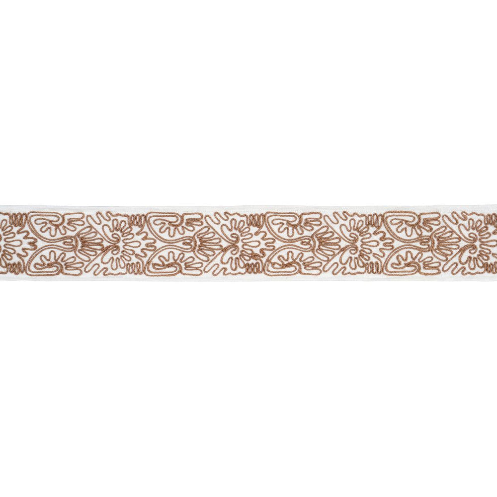 Nico Tape Natural 84760 by Schumacher Designer Trim Ashbury - Swanky Fabrics -