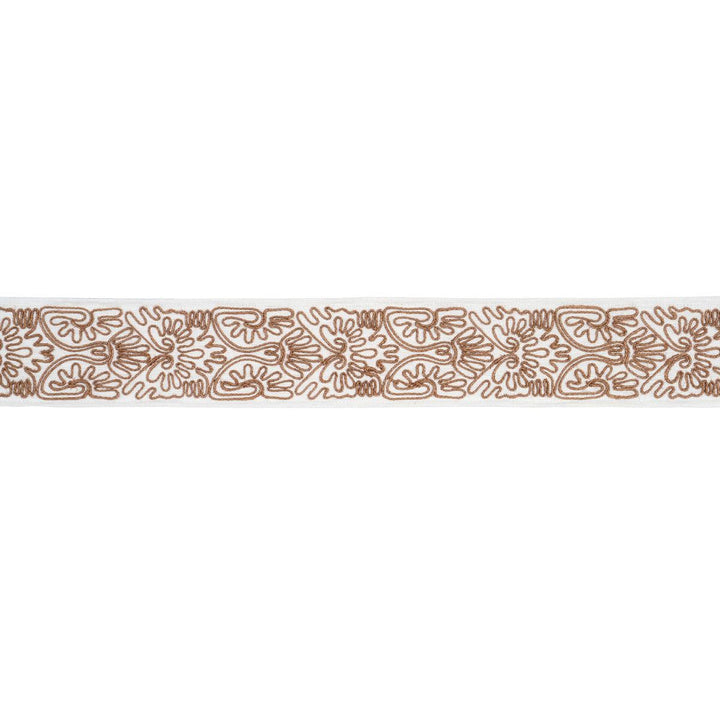 Nico Tape Natural 84760 by Schumacher Designer Trim Ashbury - Swanky Fabrics -