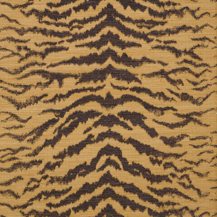 Shivalik Hills Tiger Gold 84650 by Schumacher Designer Fabric Orpheum 27.0" - Swanky Fabrics -