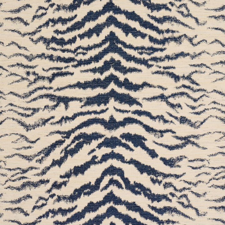 Shivalik Hills Tiger Indigo 84651 by Schumacher Fabric Orpheum 27.0" - Fabric Carolina -