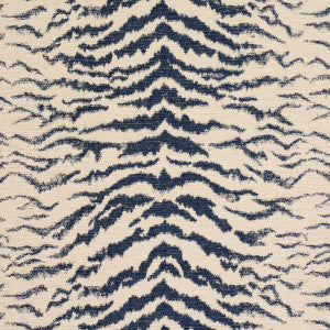 Shivalik Hills Tiger Indigo 84651 by Schumacher Fabric