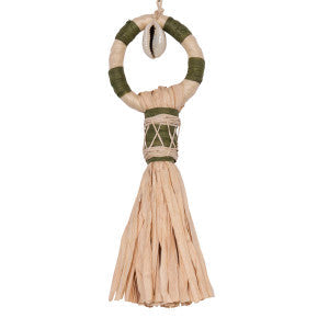 Broom Tassel Palm Tree Green 85392 by Schumacher Trim