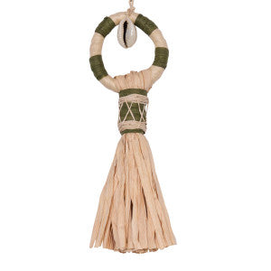 Broom Tassel Palm Tree Green 85392 by Schumacher Trim