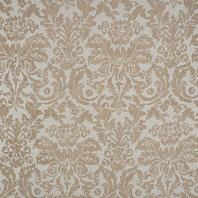 Ansley Damask Stone 71110 by Schumacher Fabric New-Opulence 58% Linen, 30% Viscose, 12% Cotton Martindale 5,000 Horizontal: 28.75 and Vertical: 54.5 54â? - Fabric Carolina -