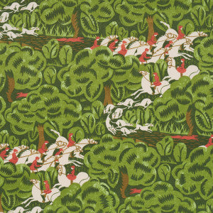 Margaret Schloeman'S Fox Chase Forest 182340 by Schumacher Fabric