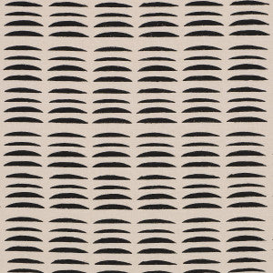 Parable Hand Block Charcoal 182471 by Schumacher Fabric