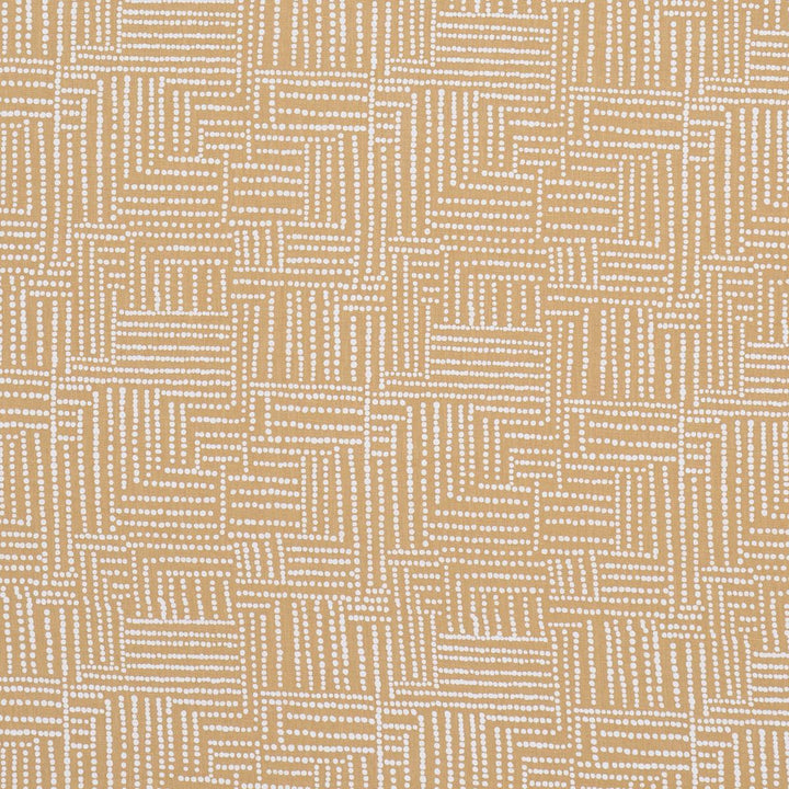 Coco Hand Screen Print Sunbleached Ochre 182581 by Schumacher Fabric Johanna Ortiz 18.0" - Fabric Carolina -