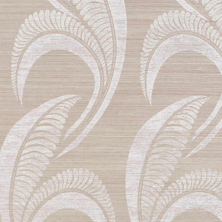 Banana Leaf Sisal Silver 5016551 by Schumacher Wallpaper Textured & Woven Wallcoverings 34.0" - Fabric Carolina -