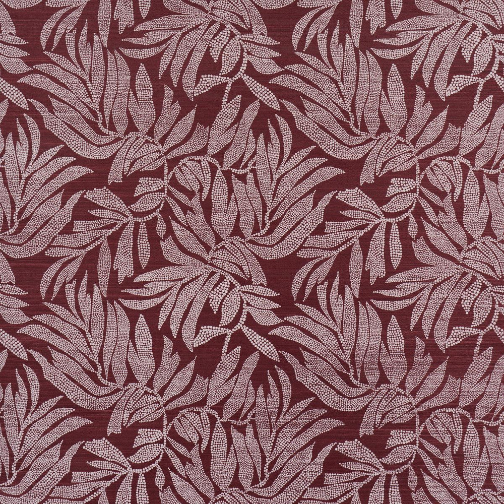 Tayrona Palm Mosaic Sisal Coconut Latte 5016952 by Schumacher Wallpaper Johanna Ortiz 18.0" - Fabric Carolina -