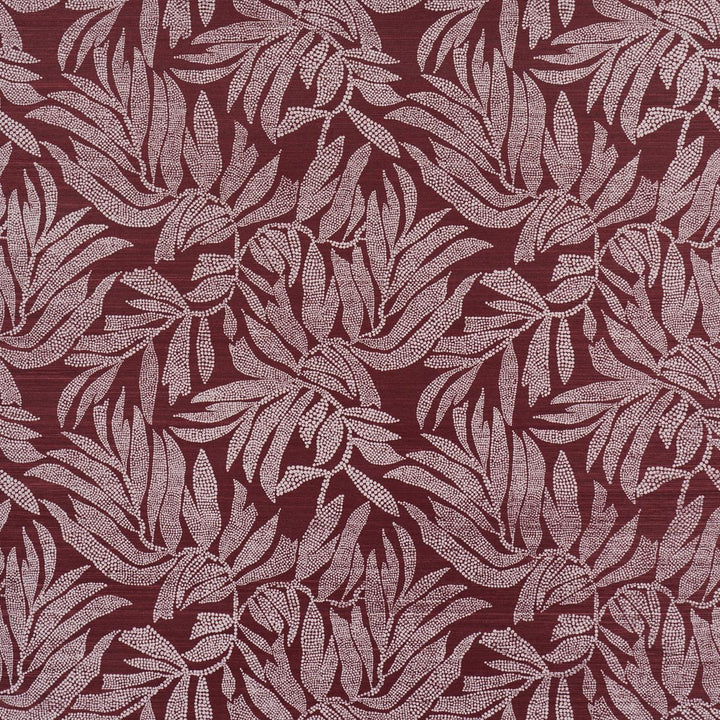 Tayrona Palm Mosaic Sisal Coconut Latte 5016952 by Schumacher Wallpaper Johanna Ortiz 18.0" - Fabric Carolina -