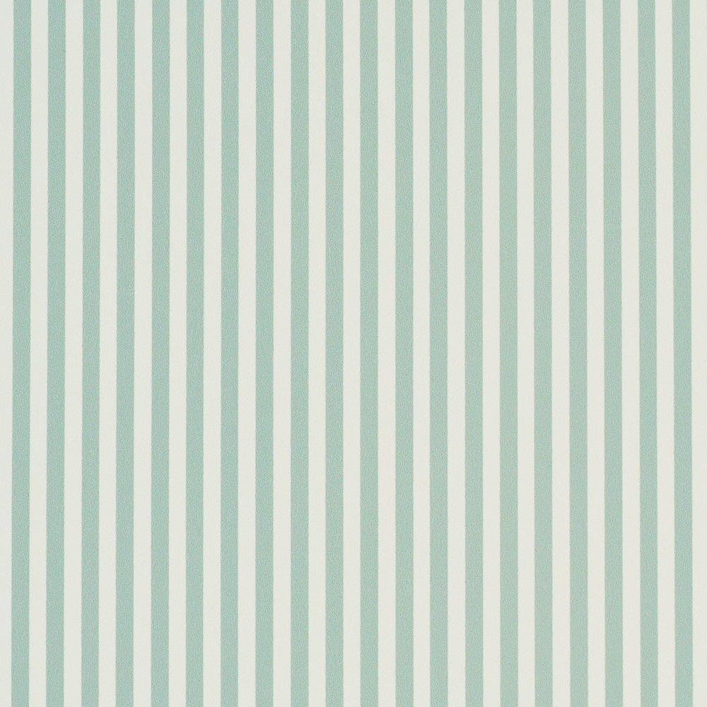 Emma Stripe Narrow Teal 5017195 by Schumacher Wallpaper Perennial Favorites - Fabric Carolina -