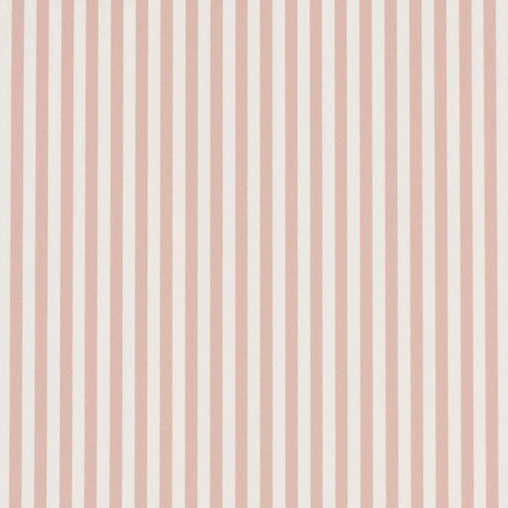 Emma Stripe Narrow Rose 5017200 by Schumacher Designer Wallpaper Perennial Favorites - Swanky Fabrics -