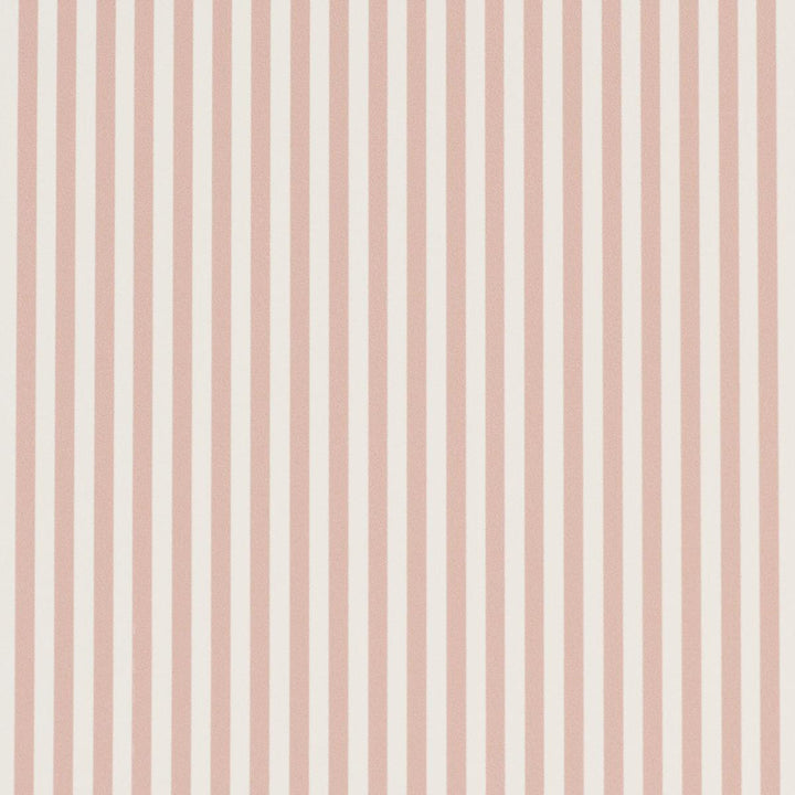 Emma Stripe Narrow Rose 5017200 by Schumacher Wallpaper Perennial Favorites - Fabric Carolina -