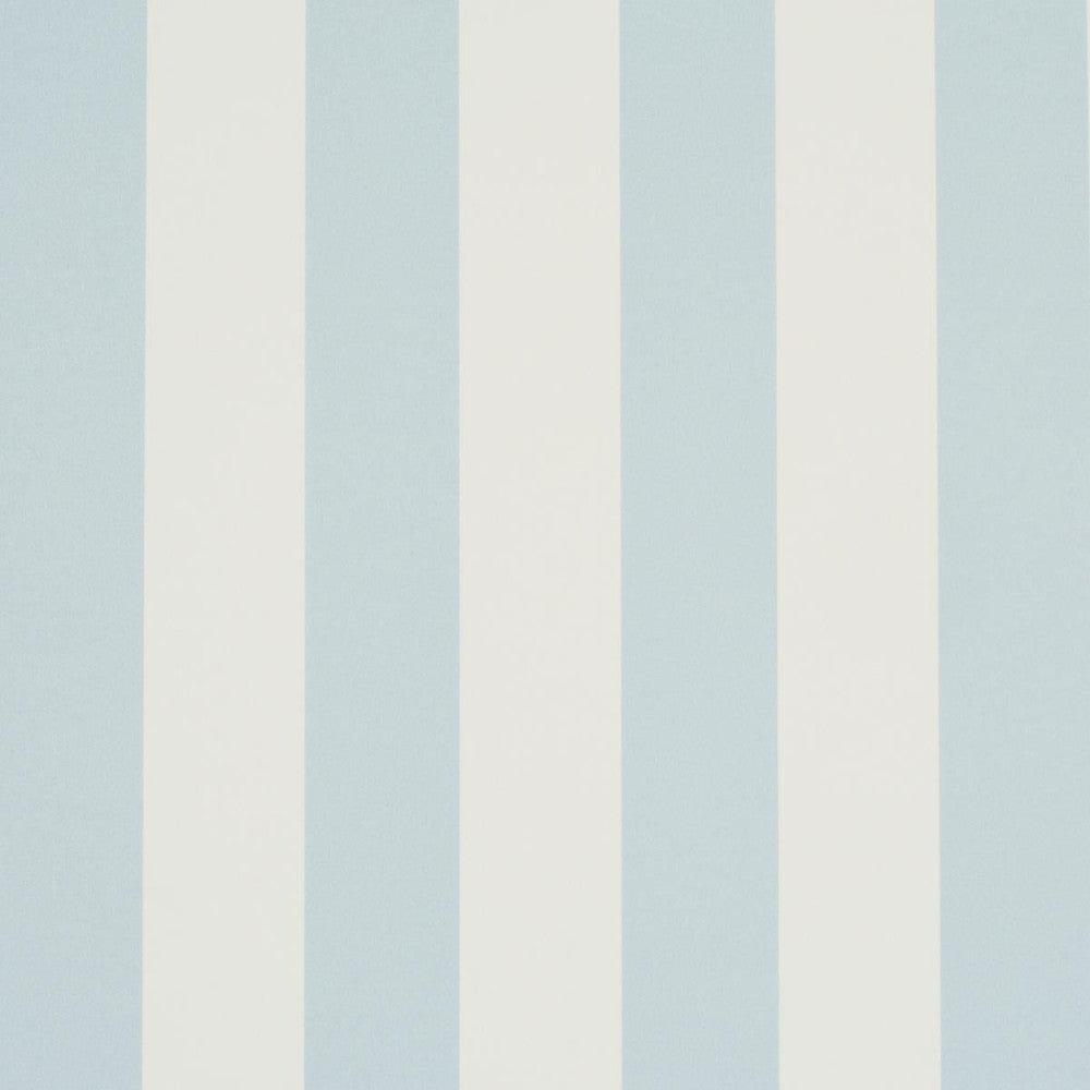 Emma Stripe Sky 5017210 by Schumacher Wallpaper Perennial Favorites 2.5" - Fabric Carolina -