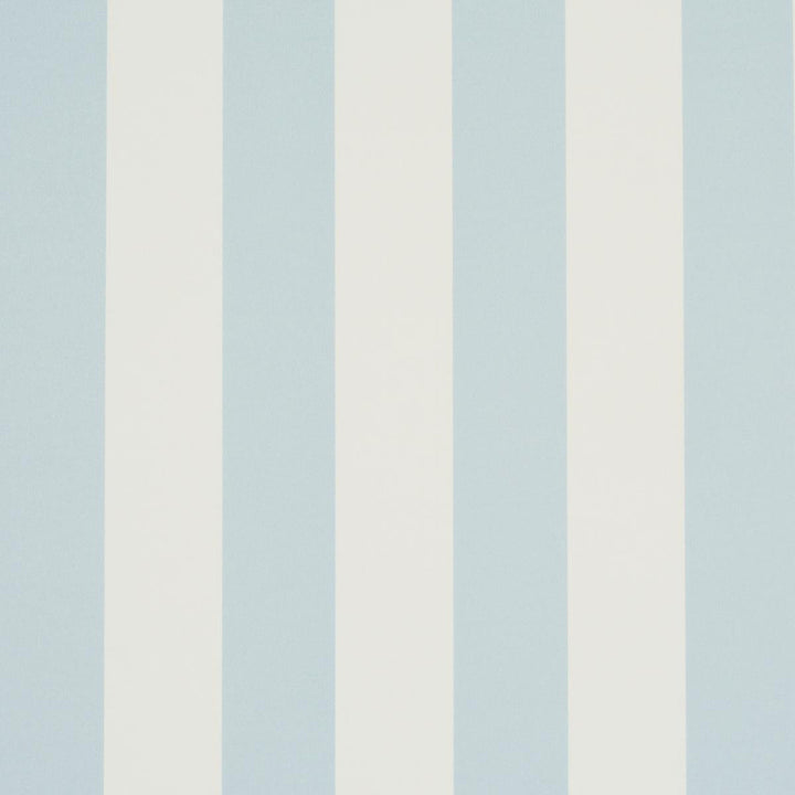 Emma Stripe Sky 5017210 by Schumacher Wallpaper Perennial Favorites 2.5" - Fabric Carolina -